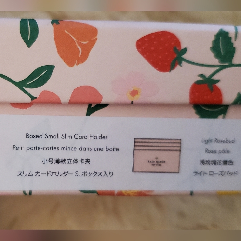 KATE SPADE NEW YORK Madison Card Holder light rose pink Leather Gift NWT, NIB - Picture 6 of 8